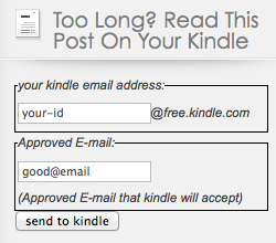 How To Read Blog Posts On Your Kindle